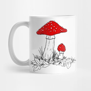 Two Mushrooms Mug